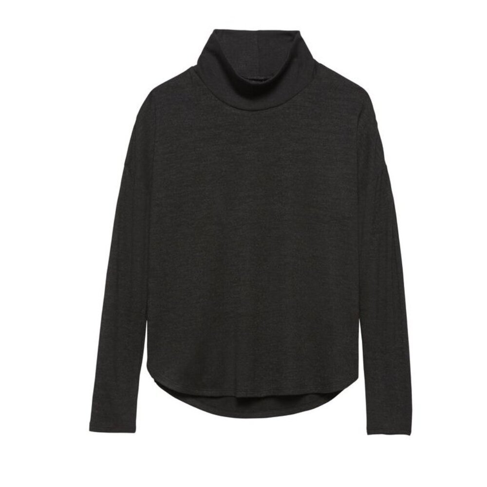 BANANA REPUBLIC Luxespun Turtleneck Black